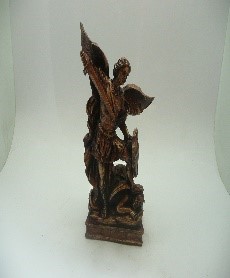 Bronze Michael Arch Angel Short Wings