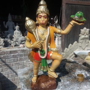 Standing Hanuman holding mountain 70cm High